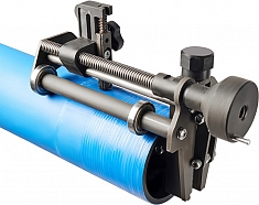 Использование устройства для снятия оксидного слоя пэ труб Gas Fusion УСО-630 Использование устройства для снятия оксидного слоя пэ труб Gas Fusion УСО-630