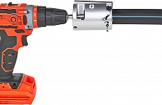 Использование устройства для снятия оксидного слоя с полиэтиленовых труб Gas Fusion УСО-110